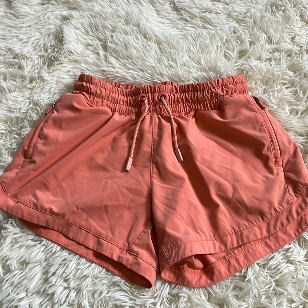 Athlete girl athletic shorts